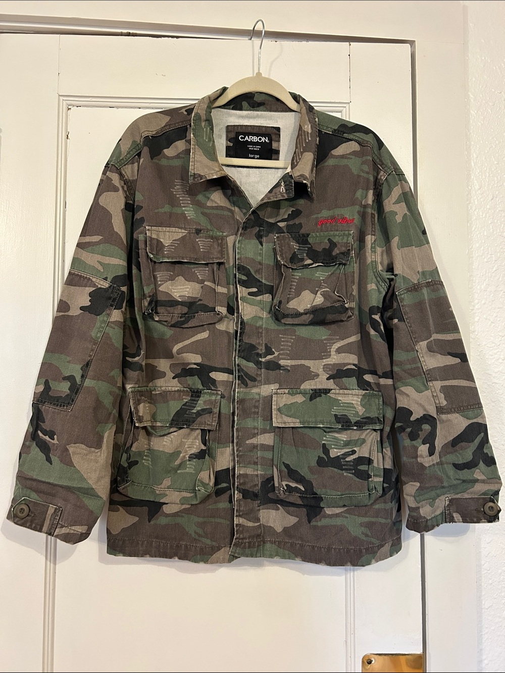 Carbon Men's Camo Field Jacket - Green/Brown/Black